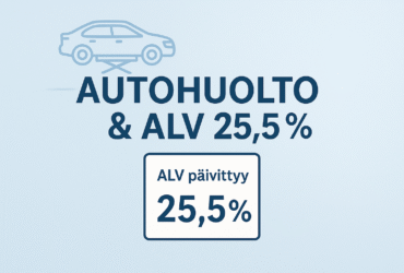 Alv-muutos vaikuttaa hinnoitteluumme